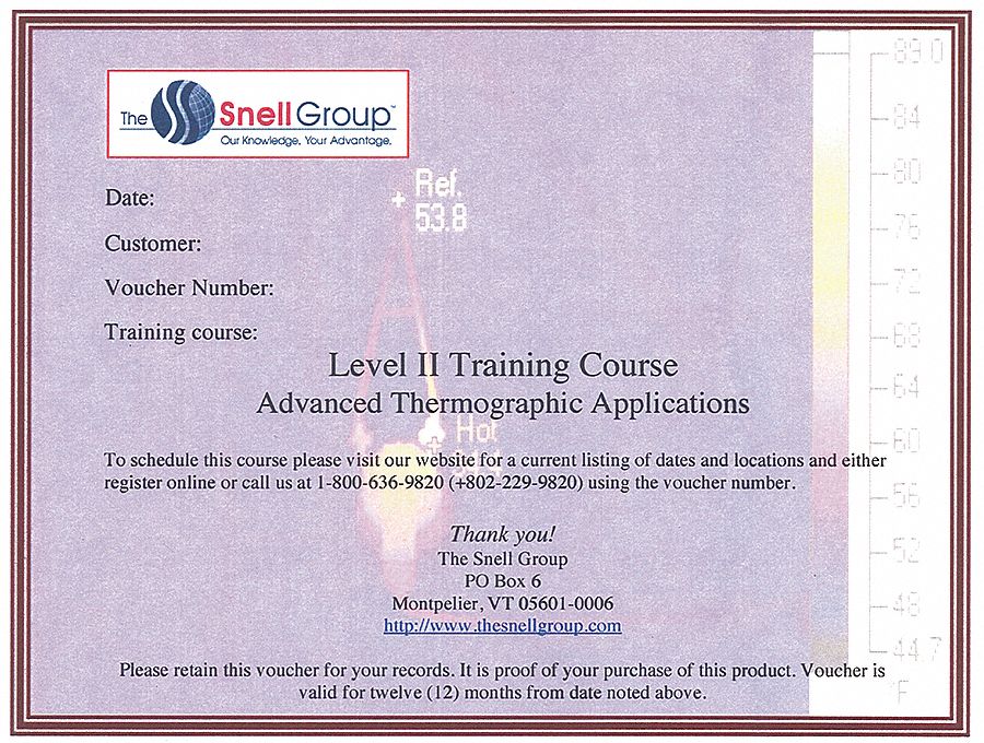 Level II Thermography Training
