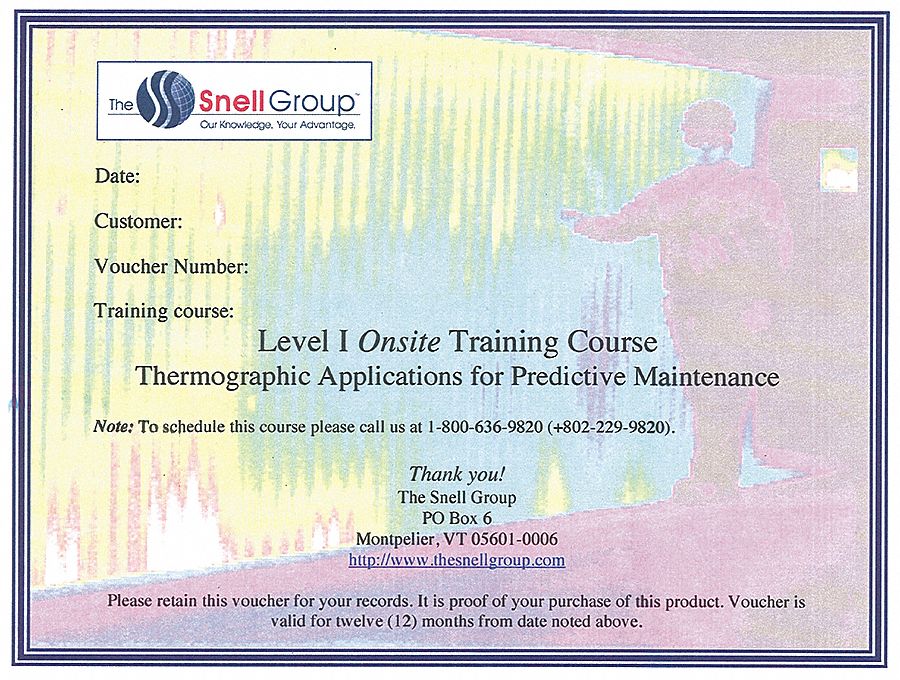 Level I Thermography Training, Onsite