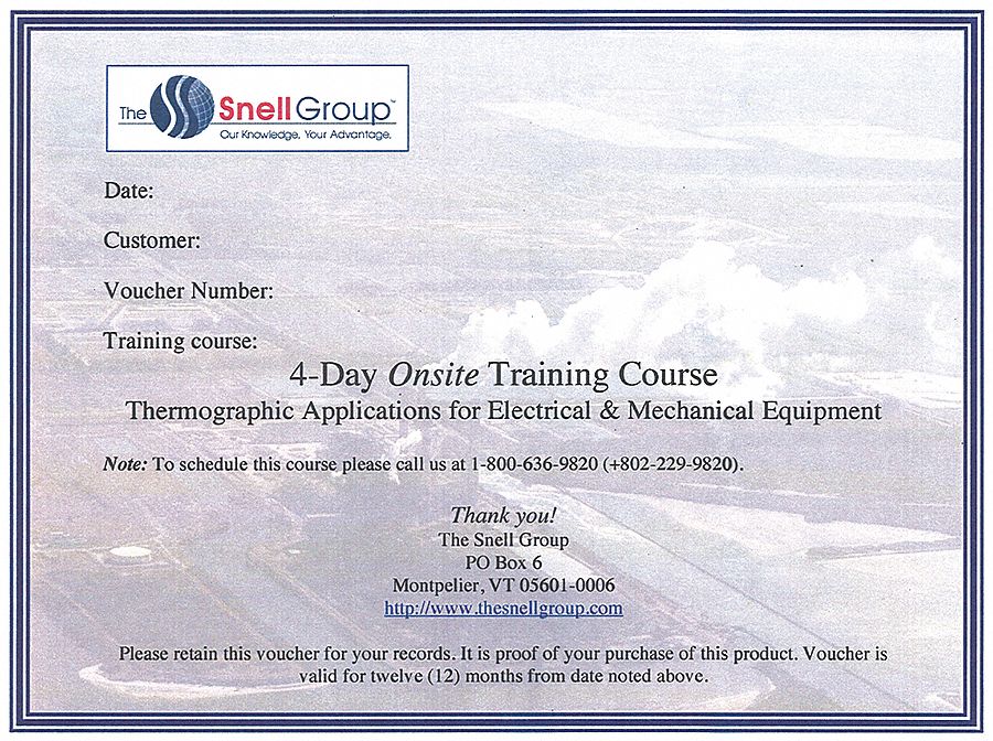 Thermography Training, Onsite
