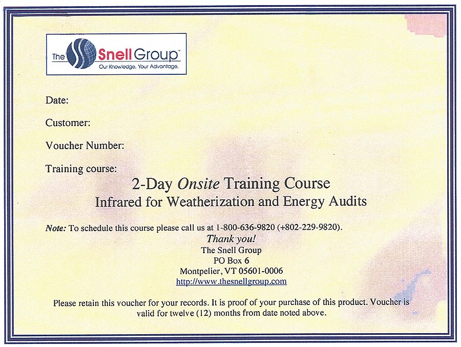Thermography Training, Onsite, Weather