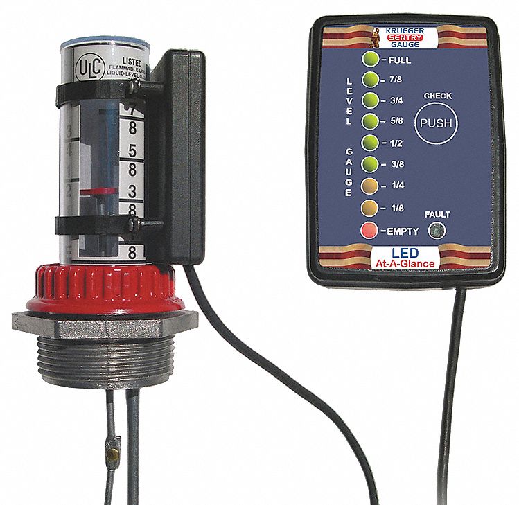 LED Remote Tank Gauge, For Krueger Gauges