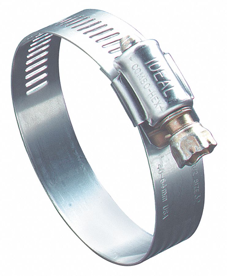 Hose Clamp, SS, Min.Dia.11/16, SAE 16, PK10