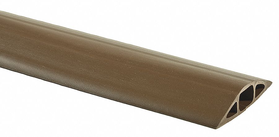 Floor Cable Cover, Brown, 5Ft