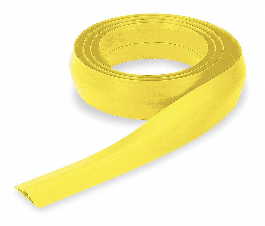 Floor Cable Cover, Yellow, 10Ft