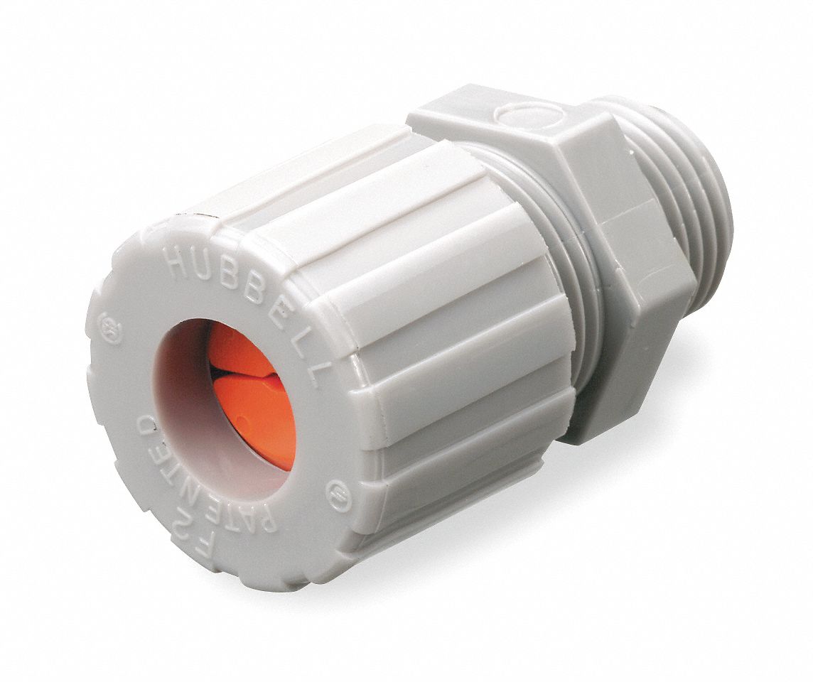 Connector, Liquid Tight, Straight, 3/8 In