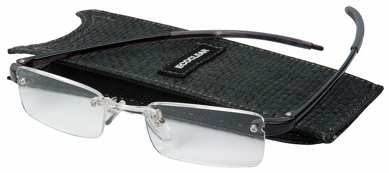 Reading Glasses, +1.5, Clear, Acrylic