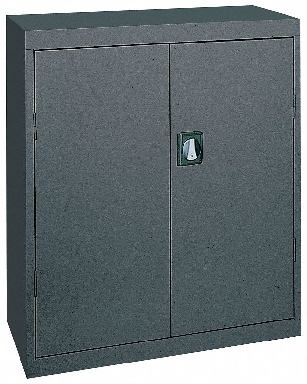 Counter Height Cabinet, Welded, Charcoal