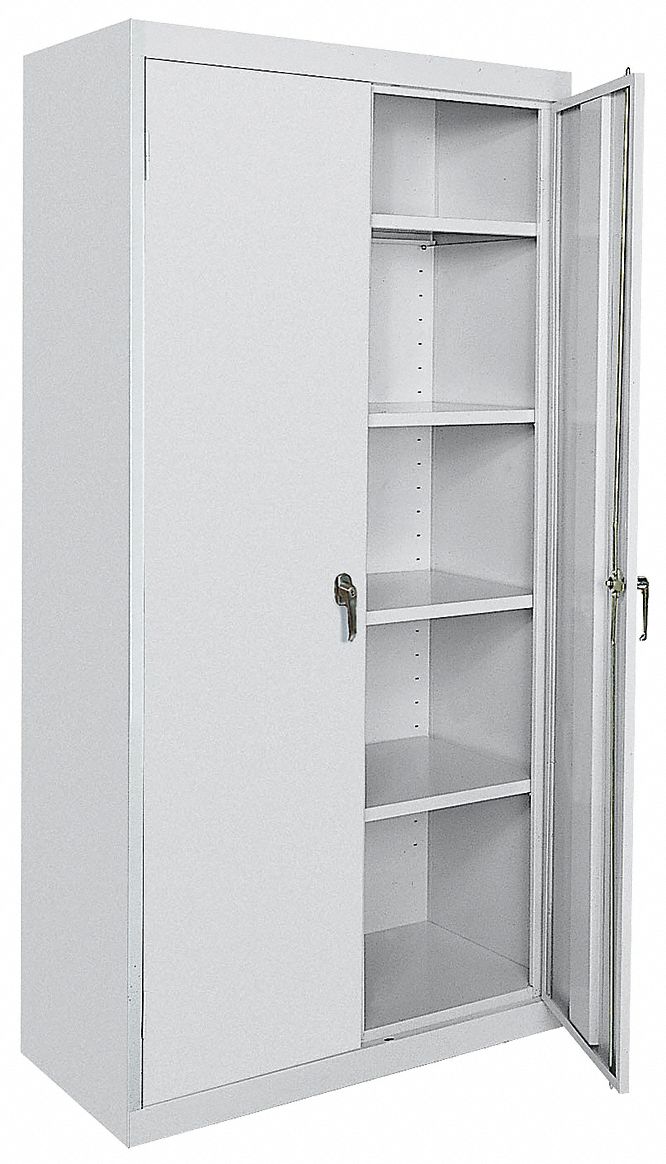 Storage Cabinet, Welded, Dove Gray