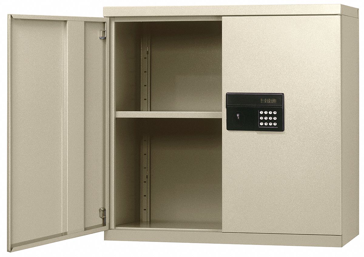 Wall Mount Storage Cabinet, Beige