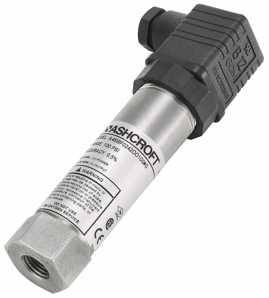 Intrinsically Safe Transducer, 0 to 5 psi