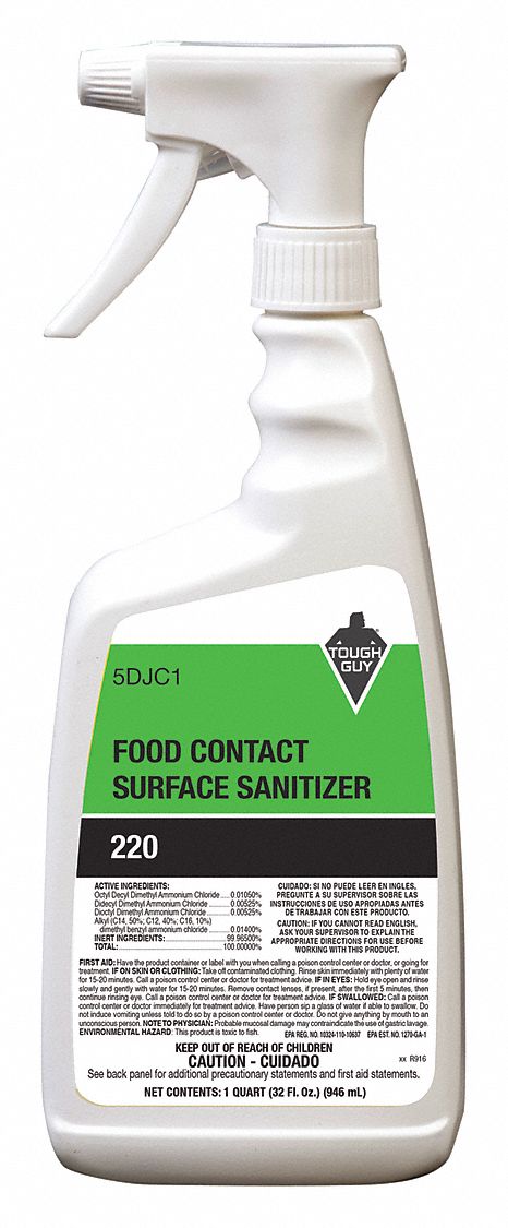 Kitchen Surface Sanitizer, Size 32 oz.