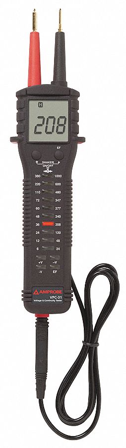 Voltage, Continuity Testr, 1000VAC, 1000VDC