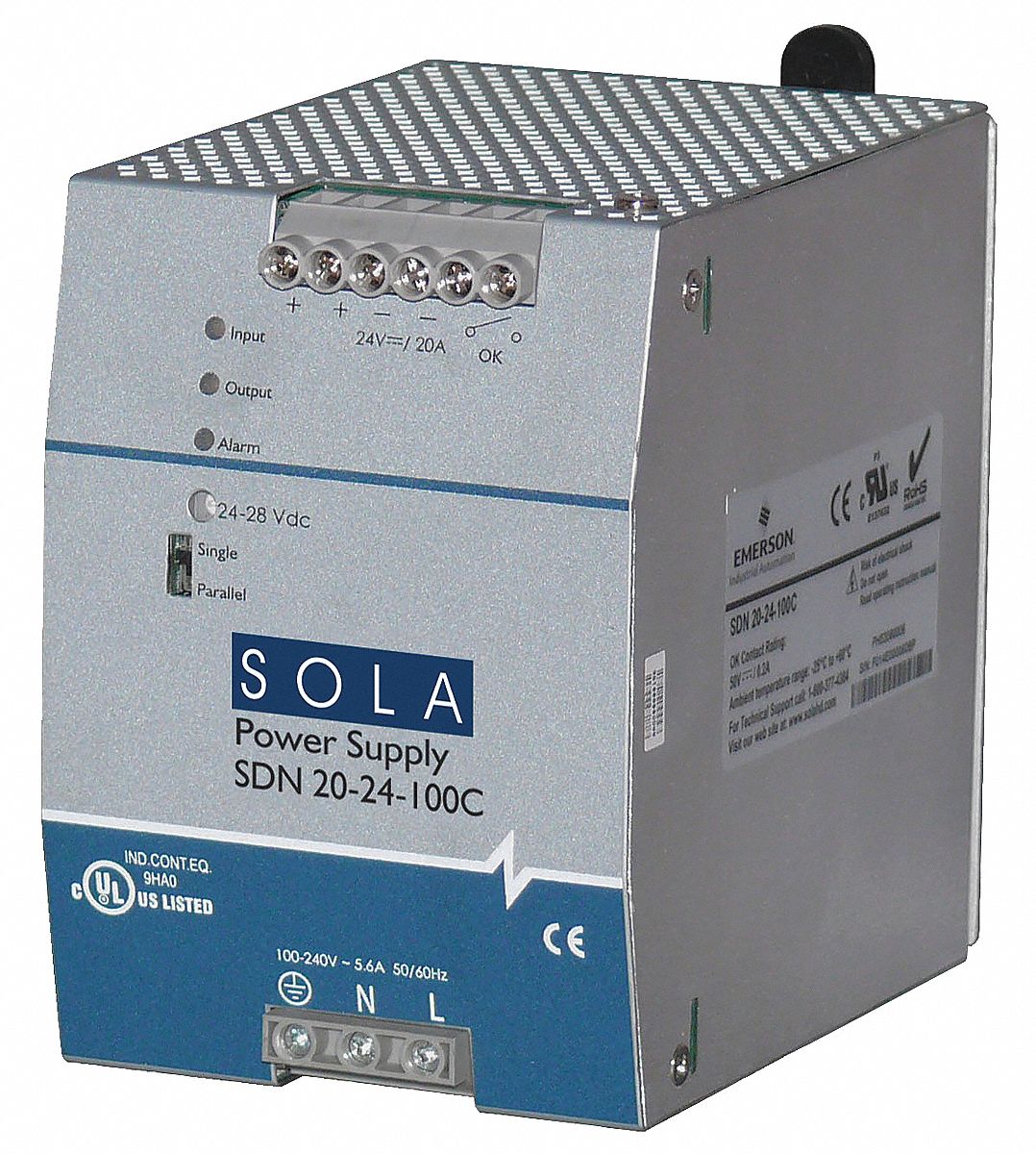 Power Supply, Switching Mount, 480 Watts