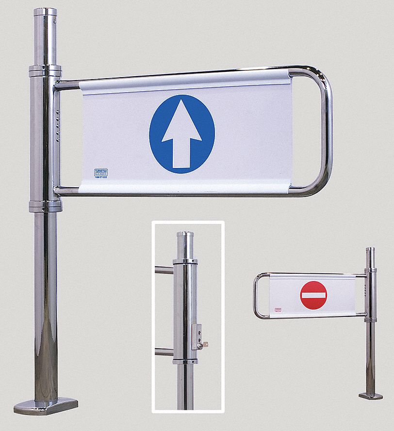 Mechanical Gate, Lockable, Left, Exit