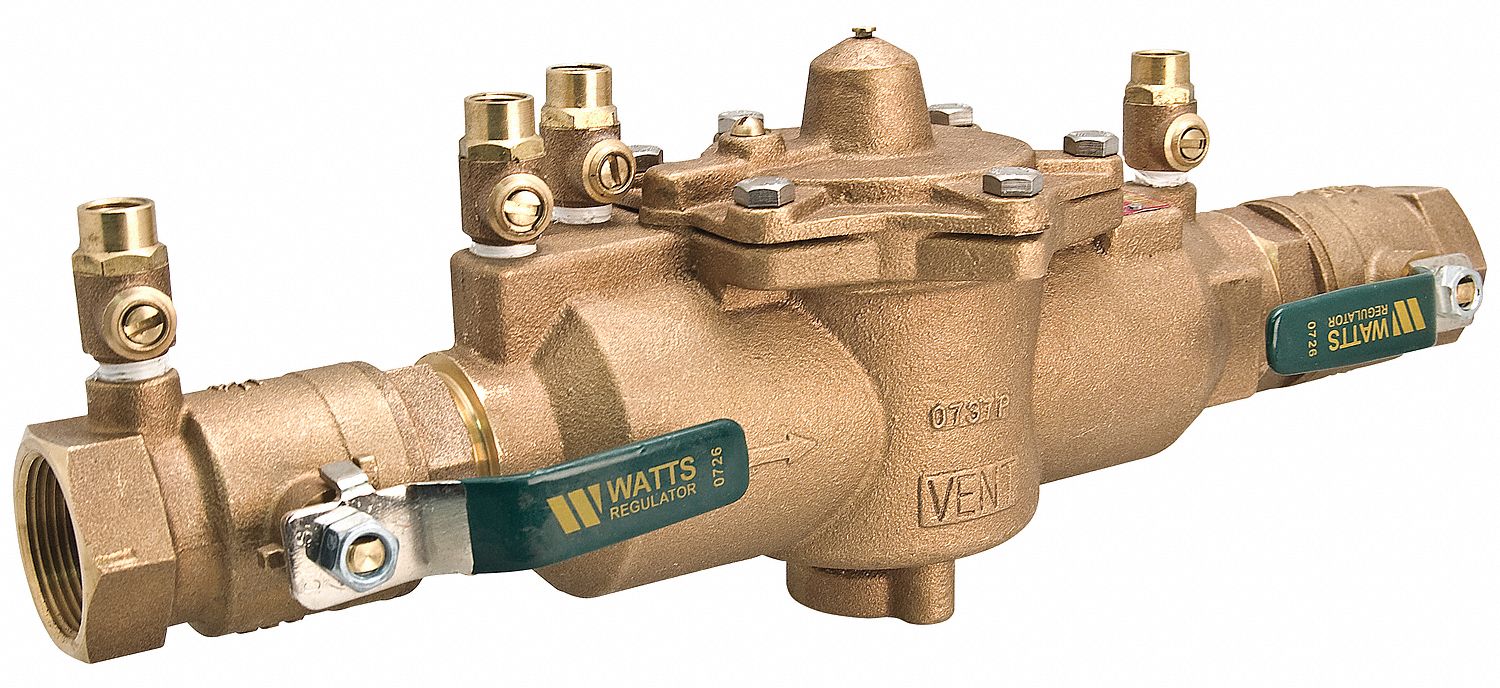 BF Preventer, LF Brass, 1.5 In IPS, 175 PSI