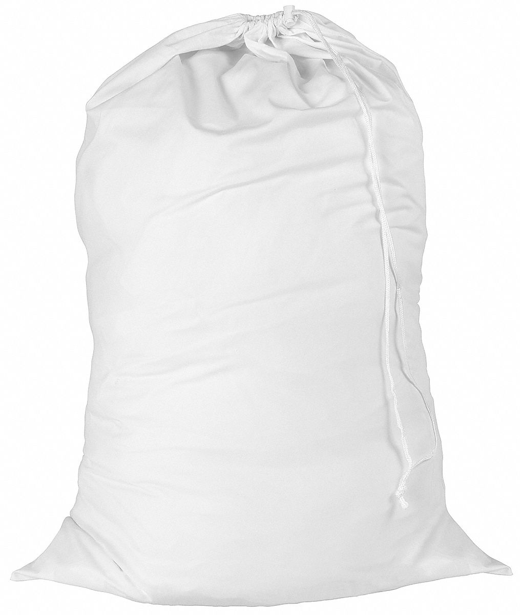 Laundry Bag, White, Cotton