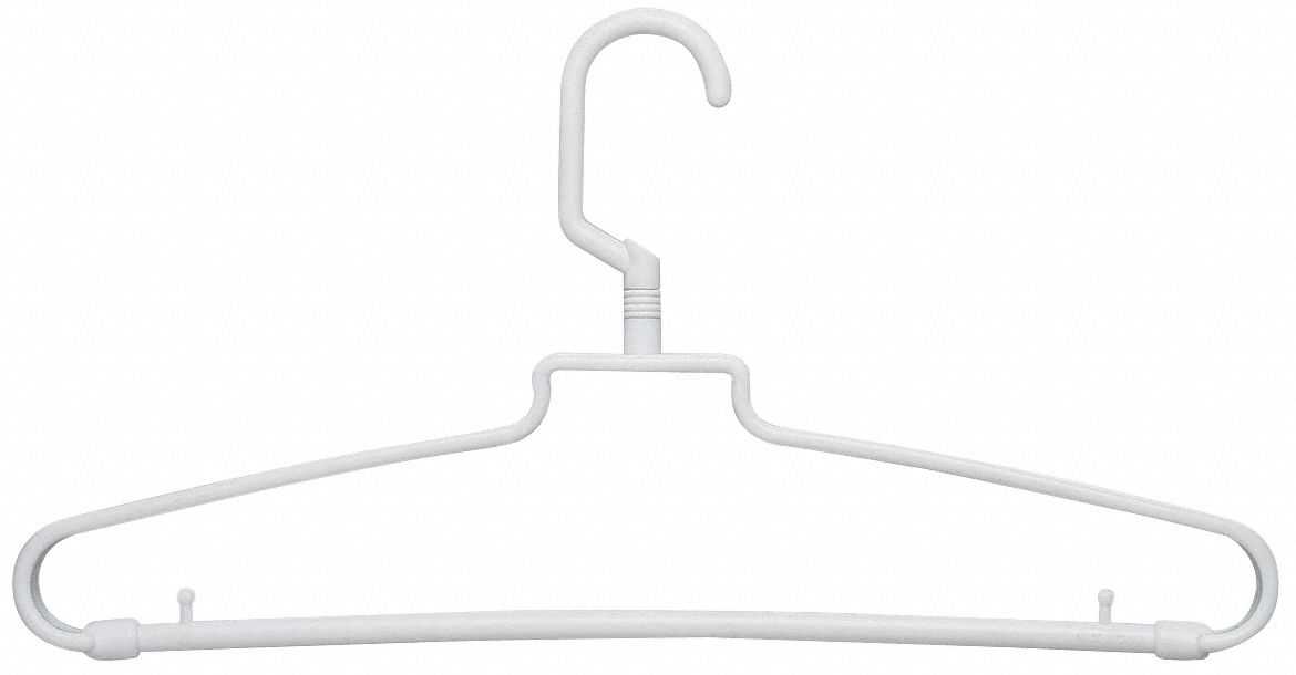 Security Hangers, White, Pk 72