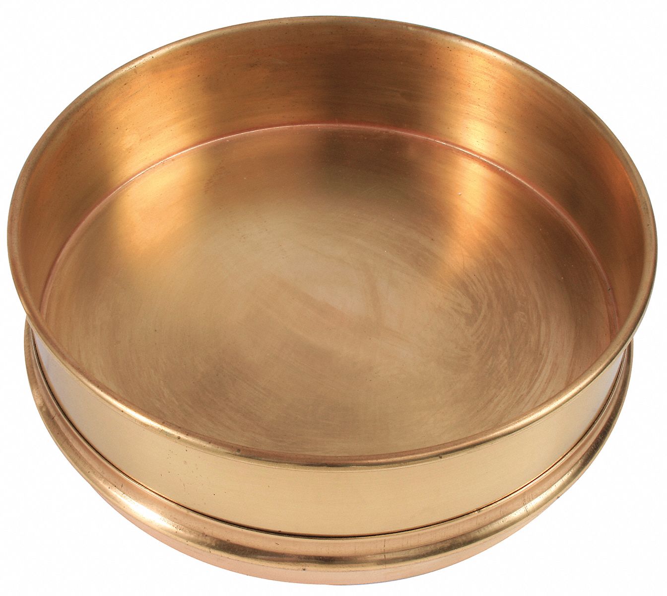 Separator Pan, Brass, 8 In Dia, 2 In Deep