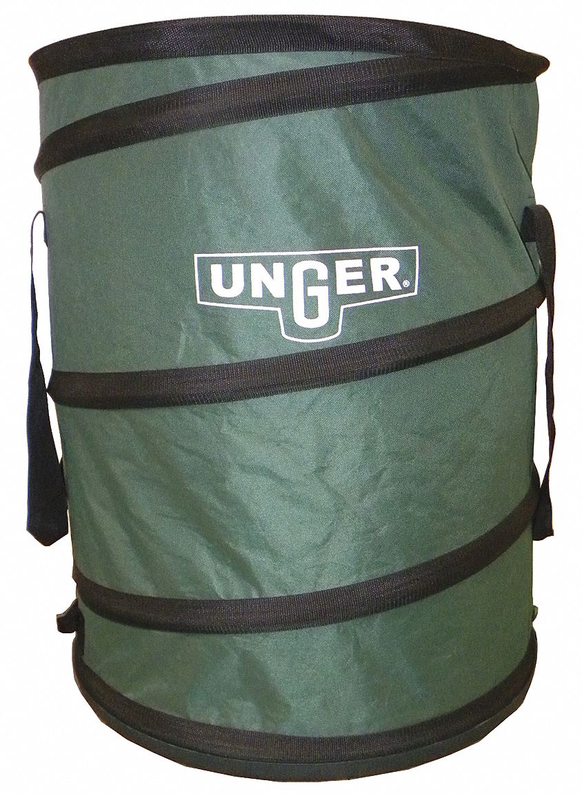 Leaf/Litter Bag, Collapsible, 30 G, Green