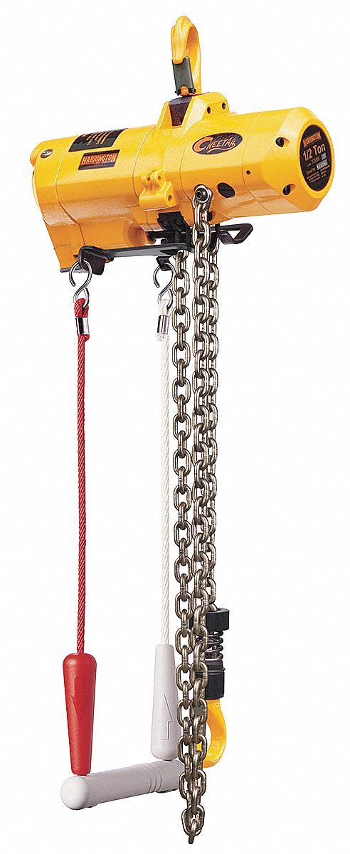 Air Chain Hoist, 500 lb. Cap., 10 ft. Lift