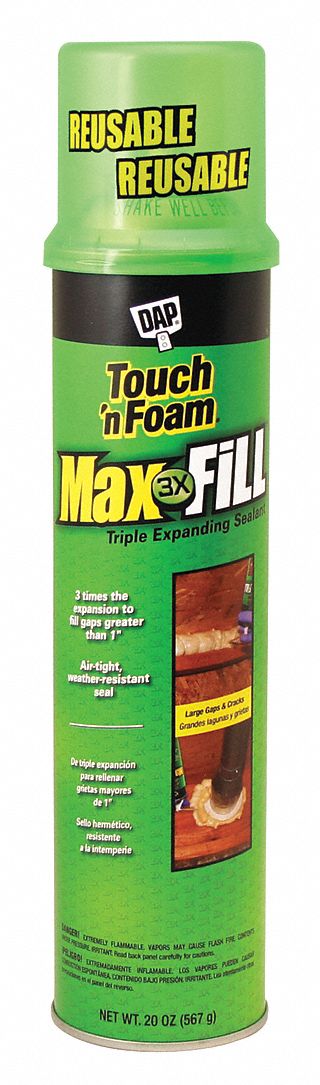 Polyurethane Insulating Foam, 24.0 Oz