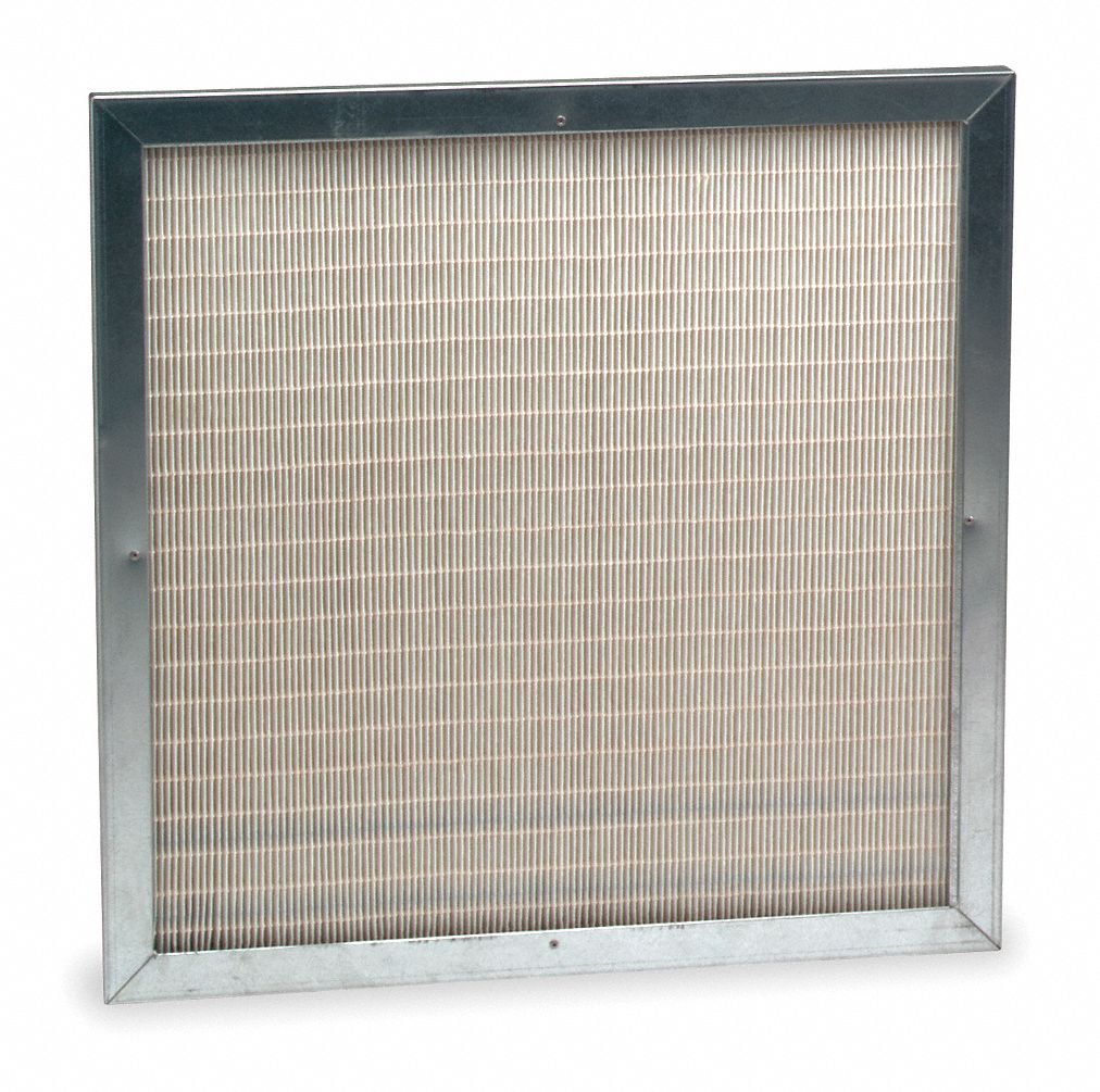 Slim Line Mini Pleat Air Filter, 24 In. H