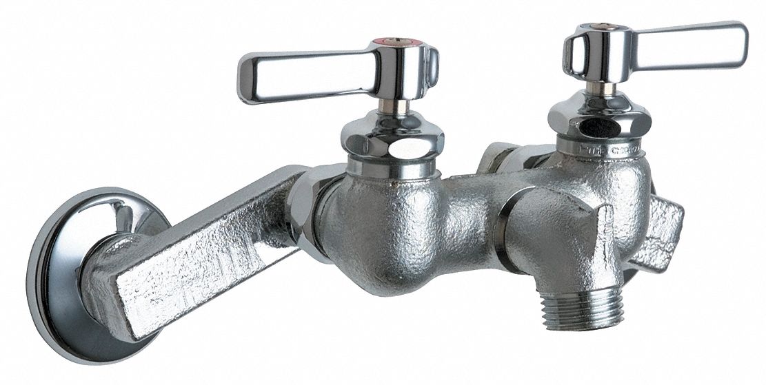 Faucet, Mop Sink, Two Handle Lever