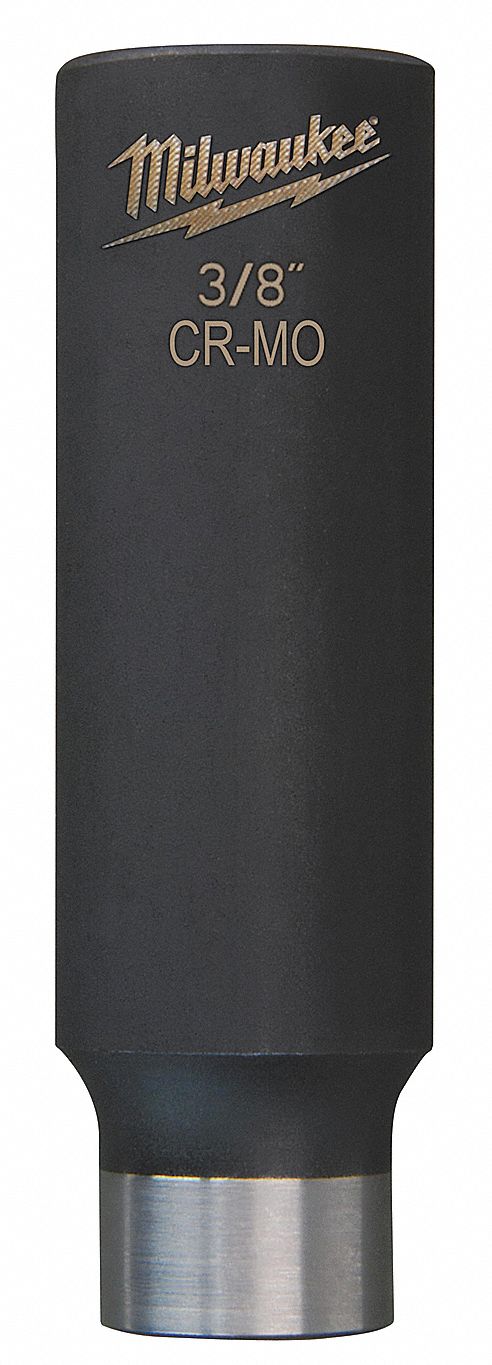 Impact Socket, 3/8 Dr, 9/16 In, 2 1/2 In L