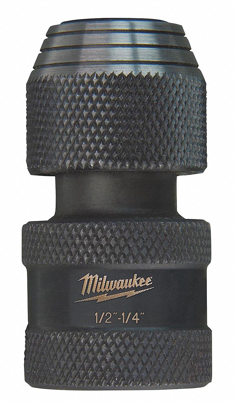 Impact Adapter, 1/2 Dr In, 1/4 Hex Shank