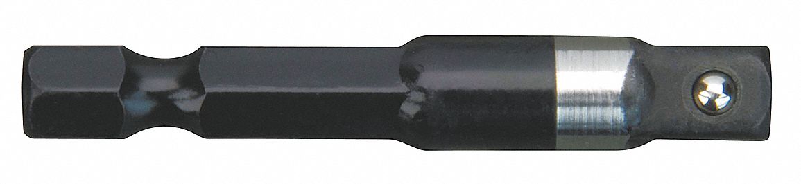 Socket Adapter, 1/4 In Dr, 1/4 Hex In