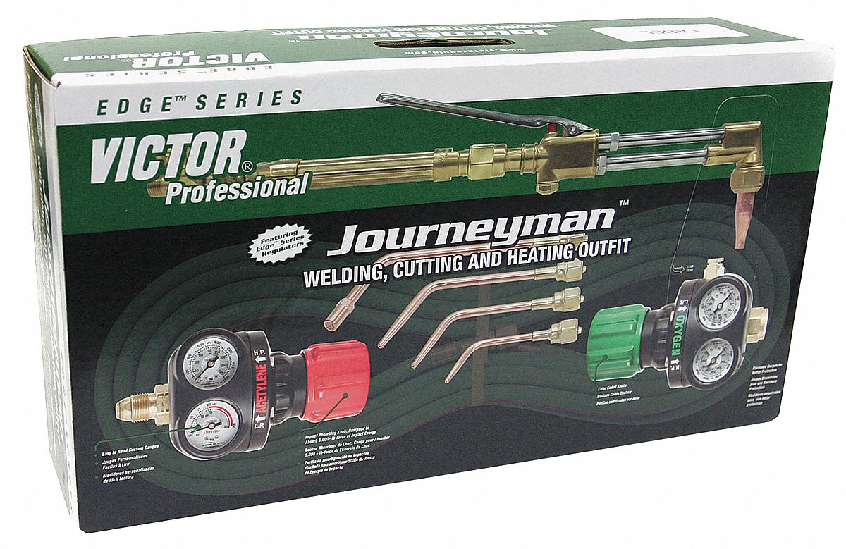 Welding/Cutting Kit, O2/Acetylene, 15-510