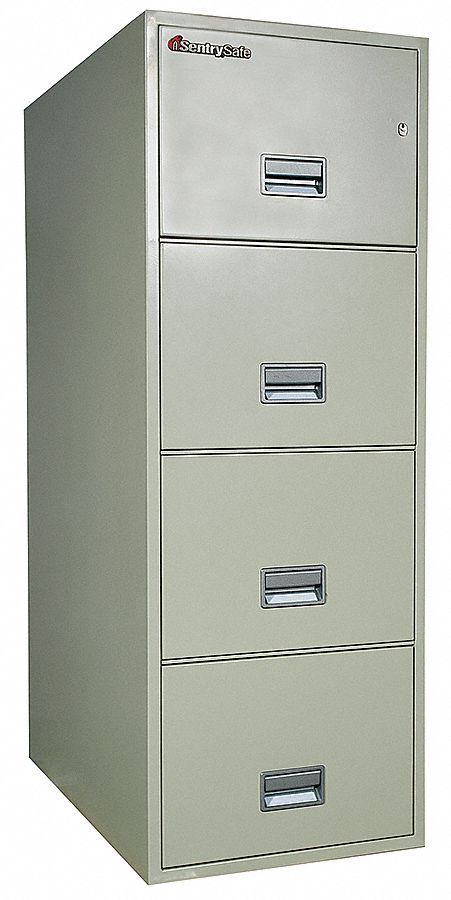 Vert Fire File, Legal, 53Hx19W In, Putty