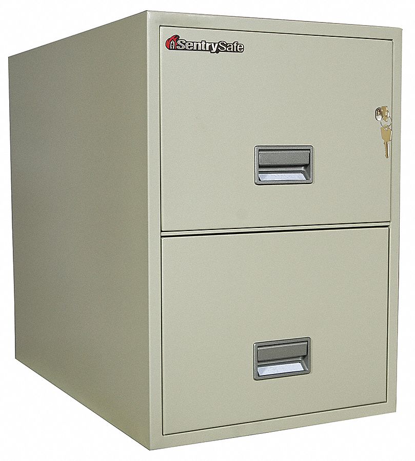 Vert Fire File, Legal, 27Hx19W, Putty