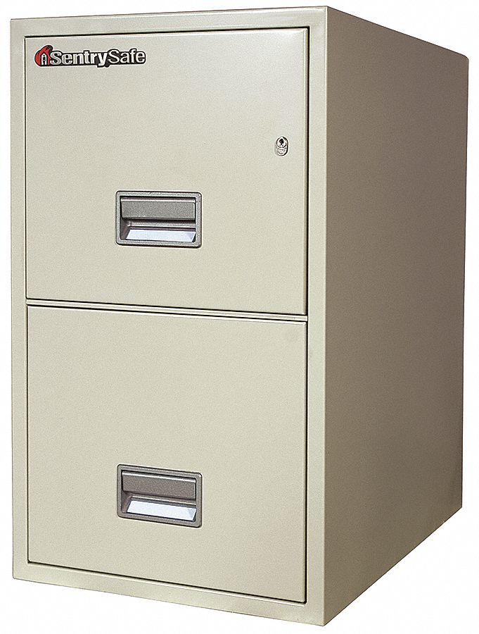 Vert Fire File, Letter, 27Hx16W, Putty