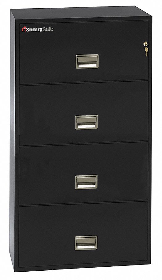 Lateral Fire File, 53Hx30W, Black