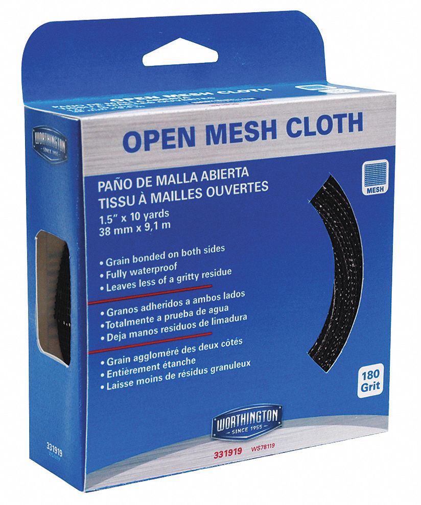 Abrasive Roll, Mesh, 180G