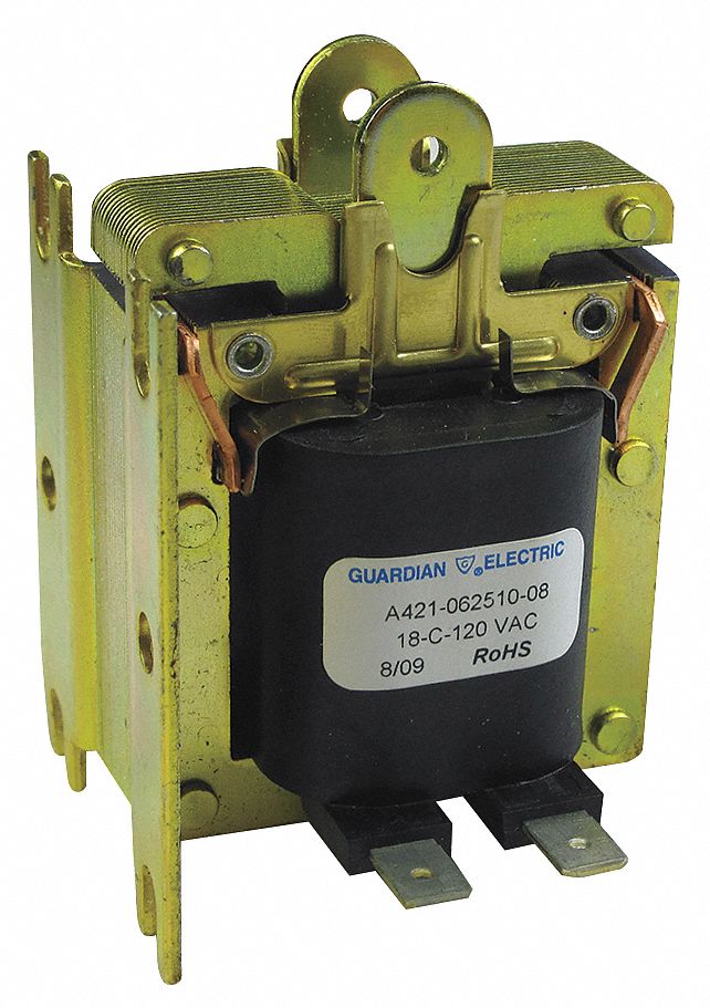 Solenoid, Laminated, 120AC, 167mA, 85 Ohms