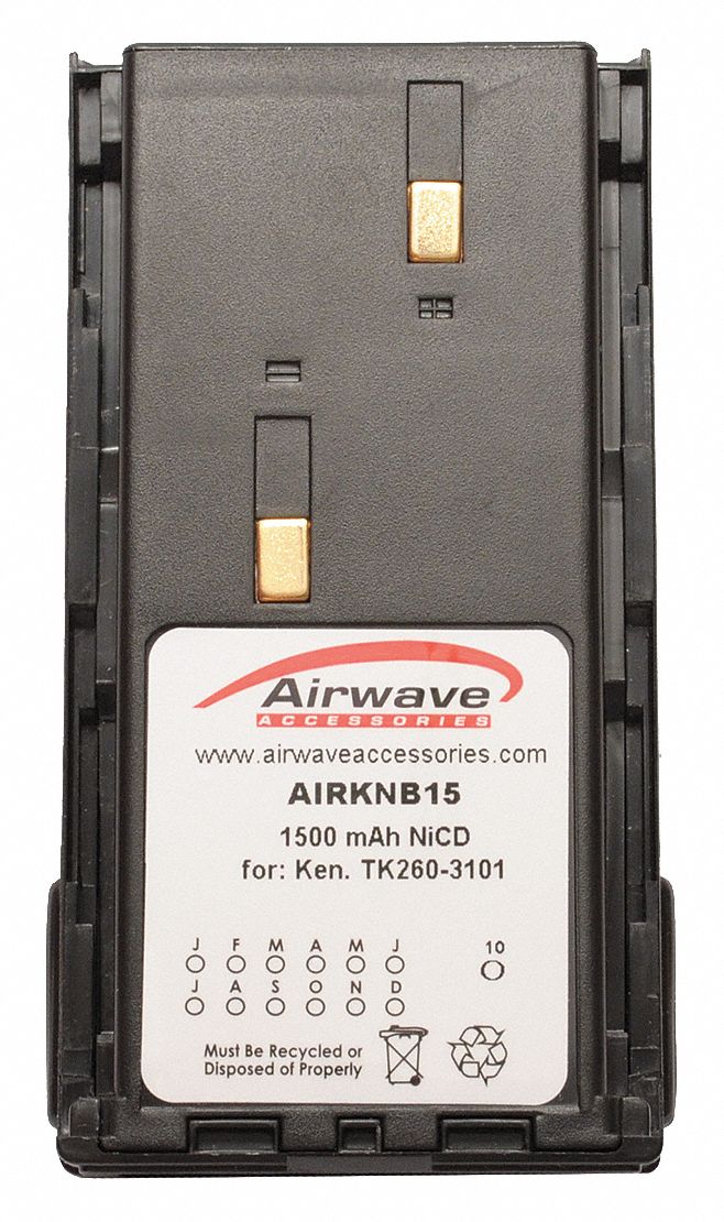 Battery Pack, NiCd, 7.5V, For Kenwood