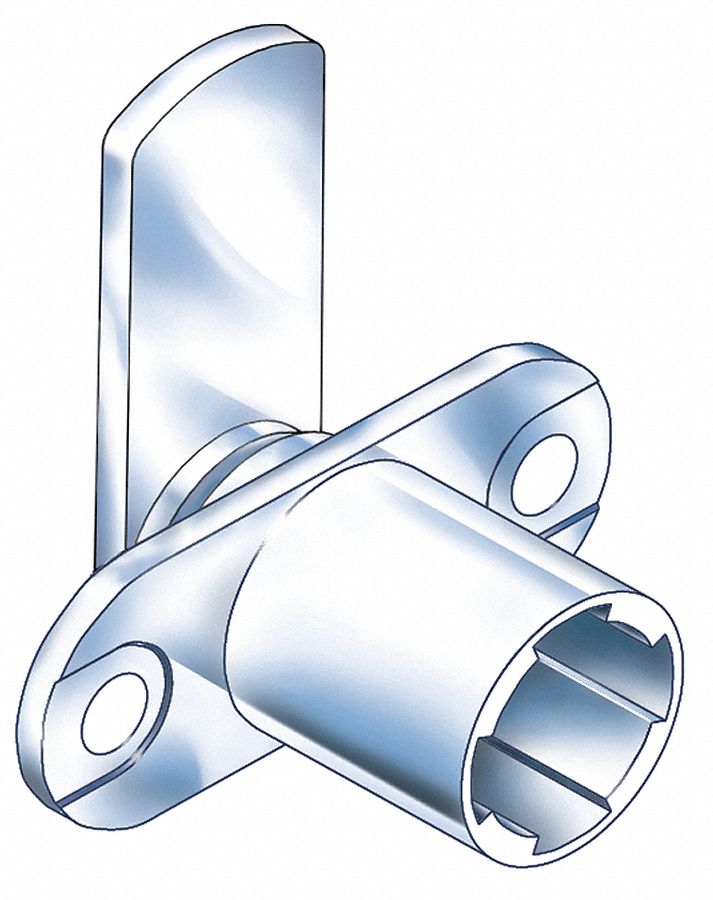 Disc Tumbler Cam Lock Kit, 180 Vertical
