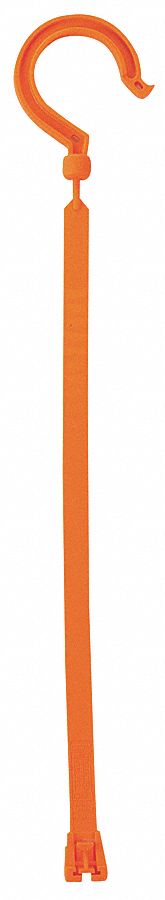 Reusable Tie Hook, L, 19-11/16 In. L, 22 Lb