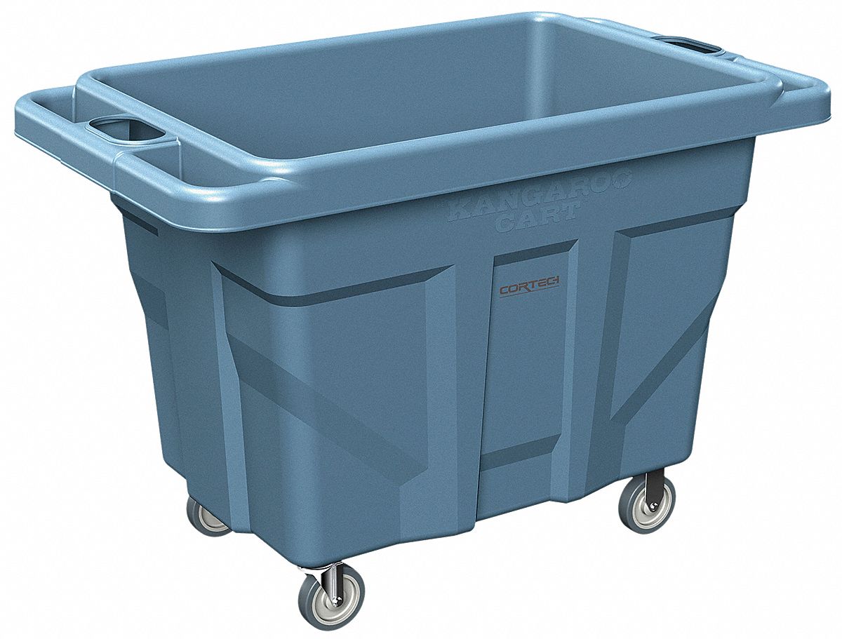 Cube Truck, Blue, Bolt-On Casters