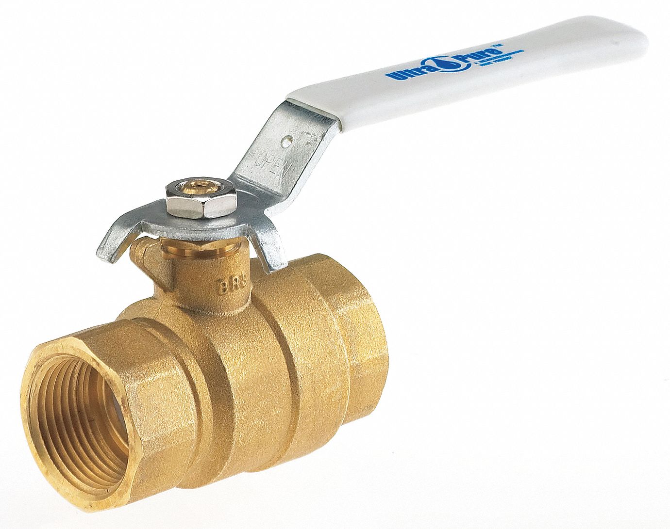 LL Brass Ball Valve, Inline, FNPT, 1/2 In