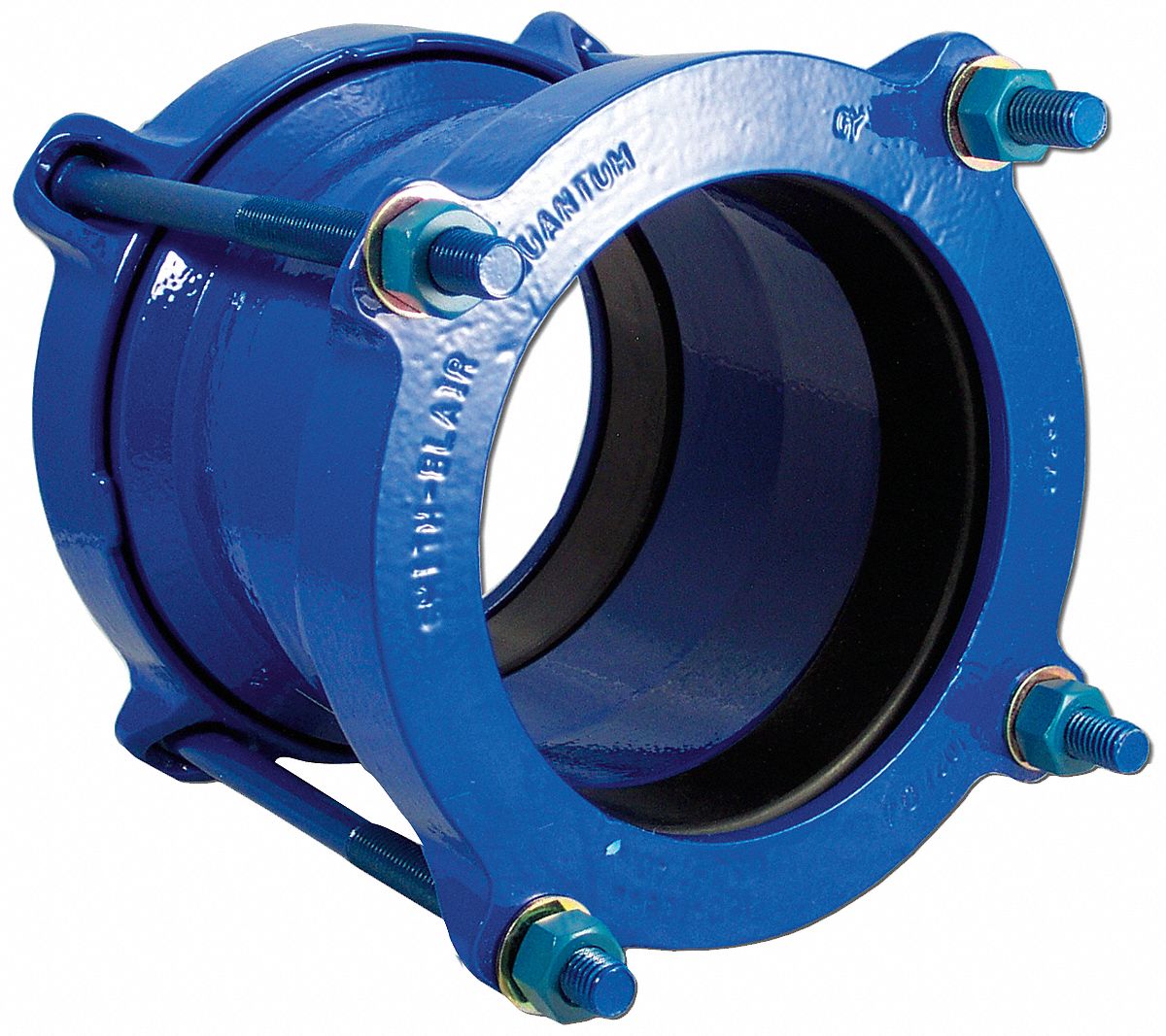 Pipe Coupling, Iron, 8 In Pipe, 6 In L