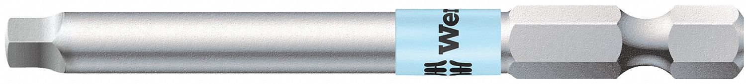 Square  Power Bit, SS, #1, L  3 1/2
