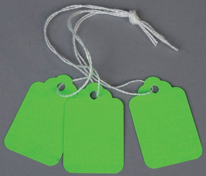 Retail Tag, Paper, Blank, PK1000