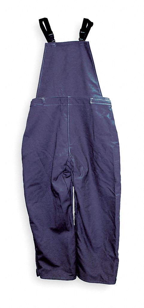 Bib Overalls, Navy Blue, Cotton, XL