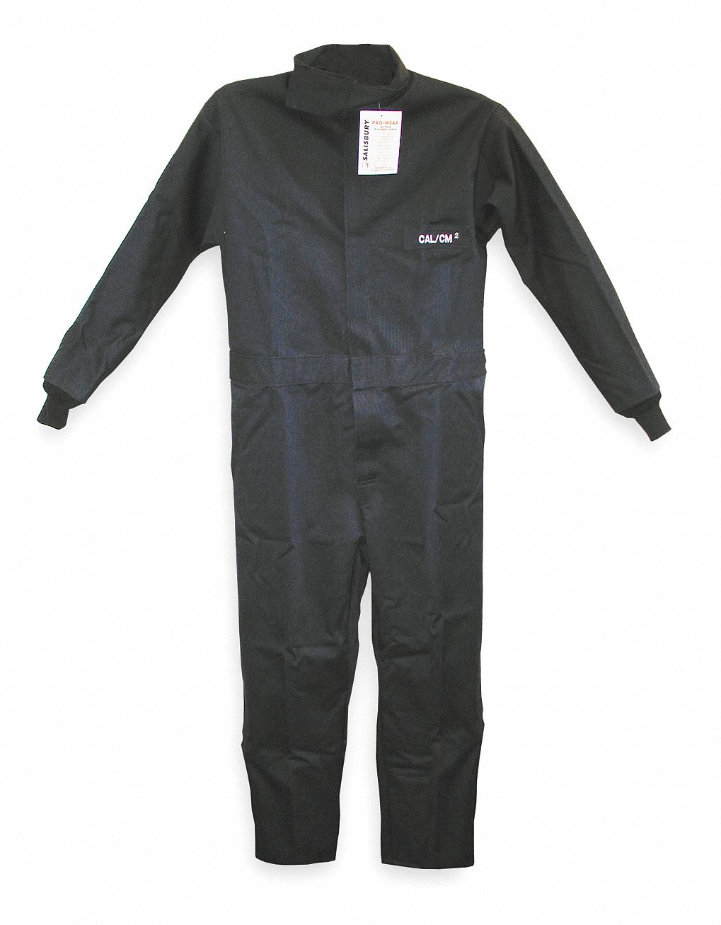 Flame-Resistant Coverall, Navy, M, HRC2