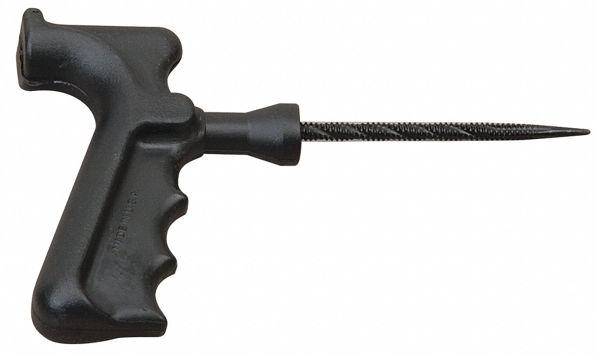 Tire P Awl, 6 In, 4-1/2In, Bk, Stl, Tires/Whl