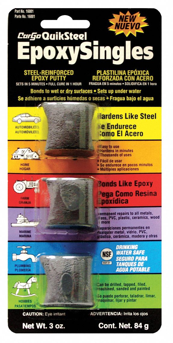 Putty, Quiksteel Epoxy Putty, 1 oz