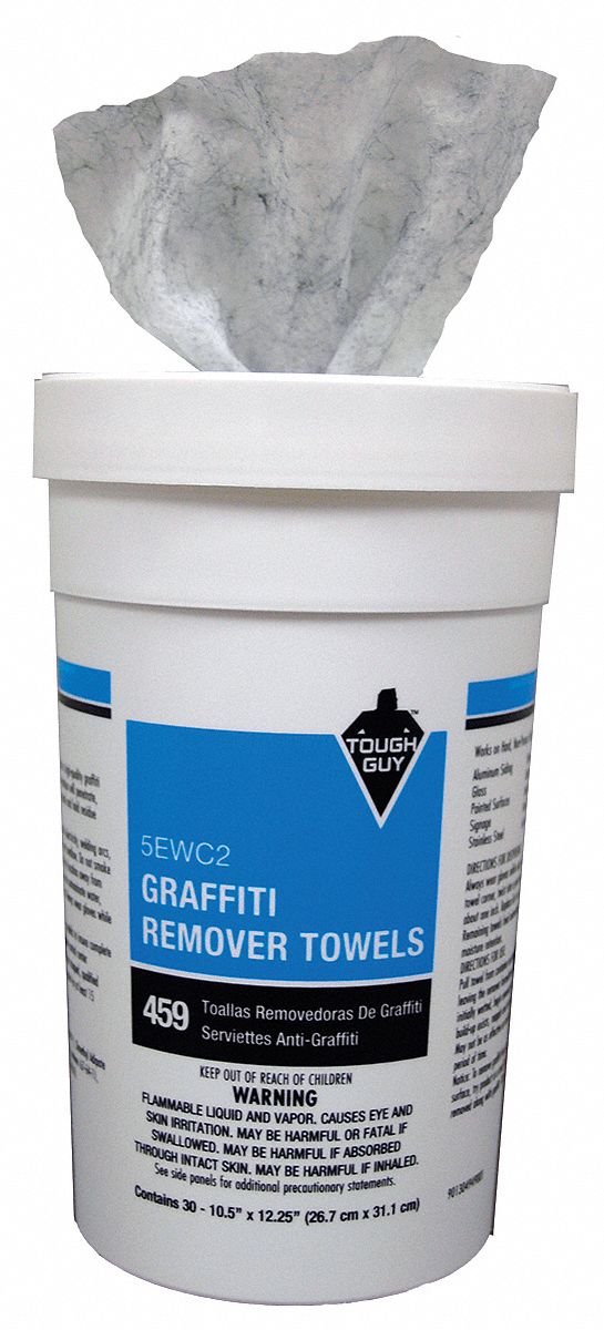 Graffiti and Paint Remover Towels